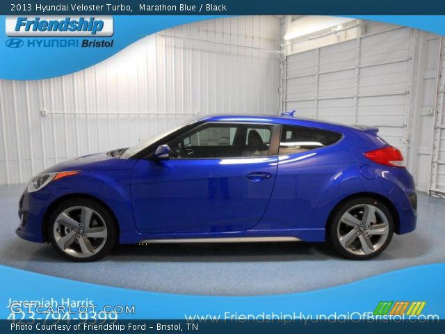 2013 Hyundai Veloster Turbo in Marathon Blue