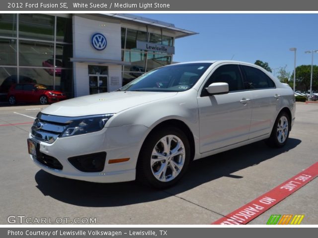 2012 Ford Fusion SE in White Suede