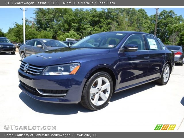 2013 Volkswagen Passat 2.5L SE in Night Blue Metallic