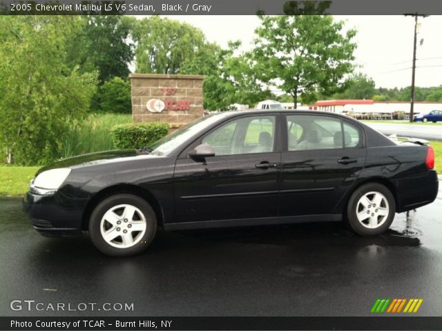 2005 Chevrolet Malibu LS V6 Sedan in Black