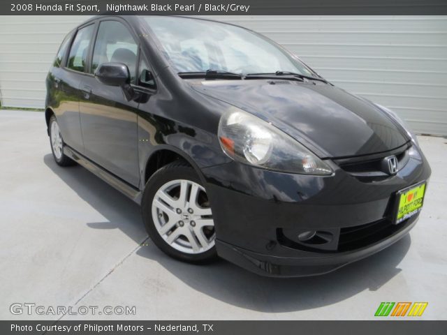2008 Honda Fit Sport in Nighthawk Black Pearl