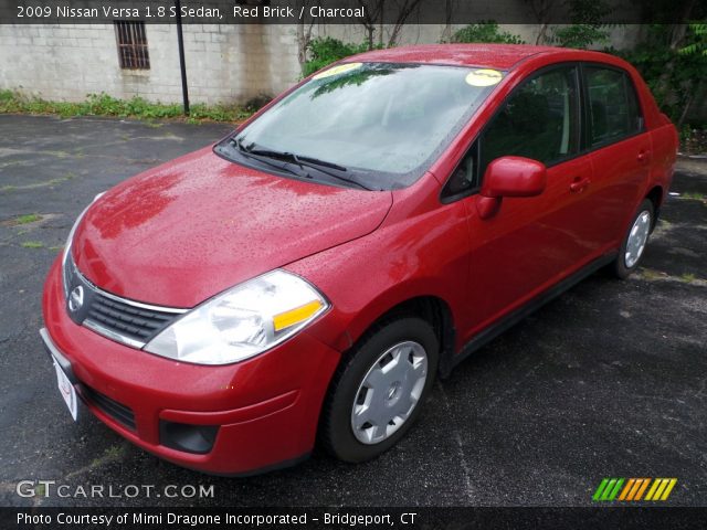 2009 Nissan Versa 1.8 S Sedan in Red Brick