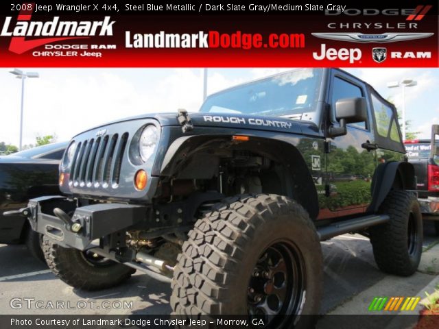 2008 Jeep Wrangler X 4x4 in Steel Blue Metallic