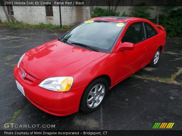 2003 Honda Civic EX Coupe in Rallye Red
