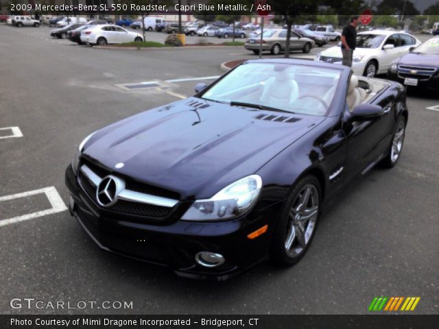 2009 Mercedes-Benz SL 550 Roadster in Capri Blue Metallic