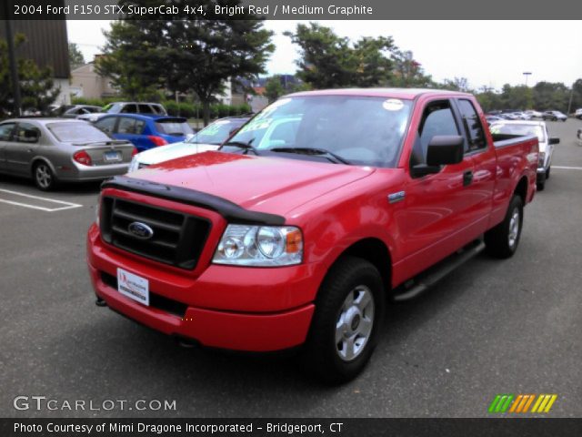2004 Ford F150 STX SuperCab 4x4 in Bright Red