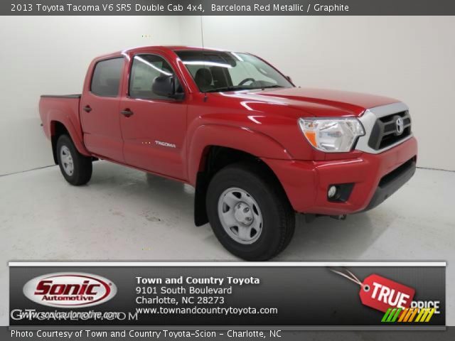 2013 Toyota Tacoma V6 SR5 Double Cab 4x4 in Barcelona Red Metallic