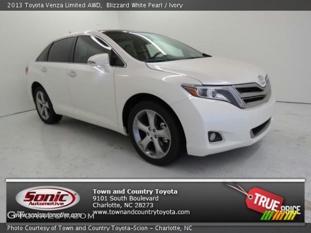 2013 Toyota Venza Limited AWD in Blizzard White Pearl