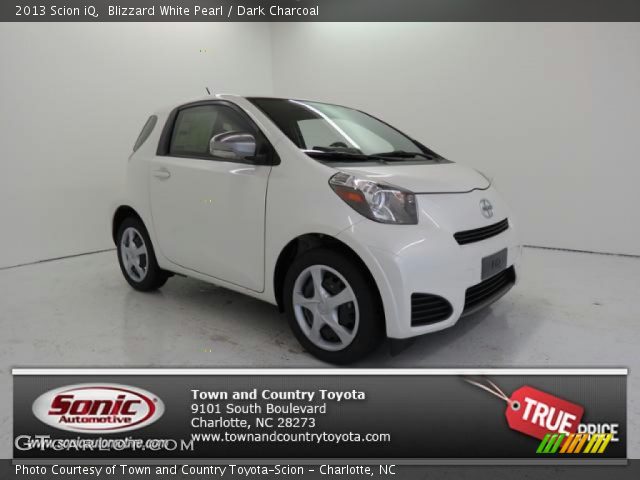 2013 Scion iQ  in Blizzard White Pearl