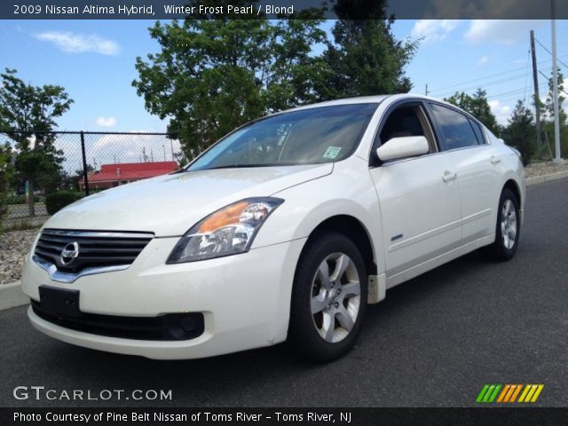 2009 Nissan altima hybrid black #8