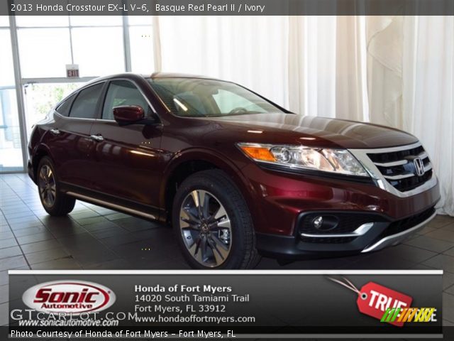 2013 Honda Crosstour EX-L V-6 in Basque Red Pearl II