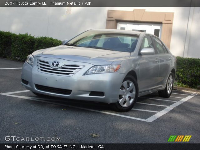 2007 Toyota Camry LE in Titanium Metallic
