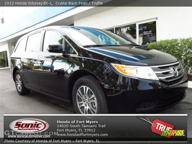 2013 Honda Odyssey EX-L in Crystal Black Pearl