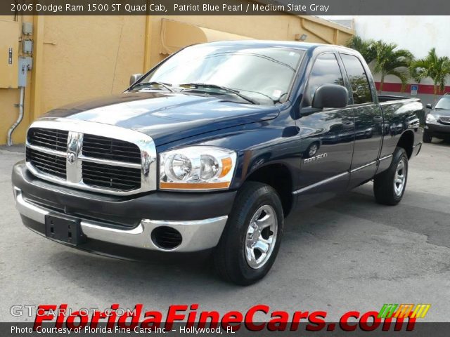 2006 Dodge Ram 1500 ST Quad Cab in Patriot Blue Pearl