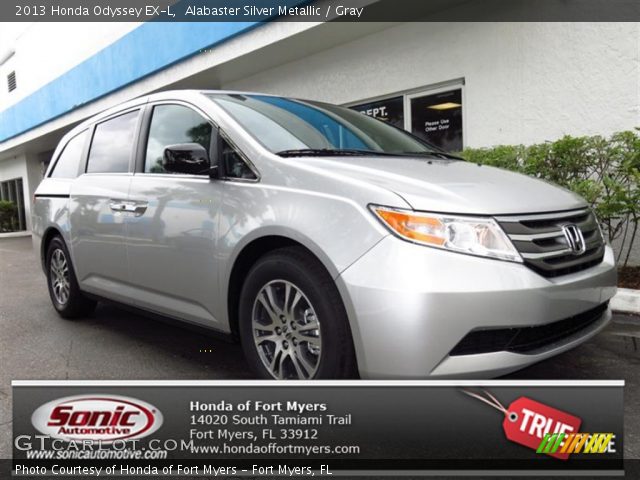 2013 Honda Odyssey EX-L in Alabaster Silver Metallic