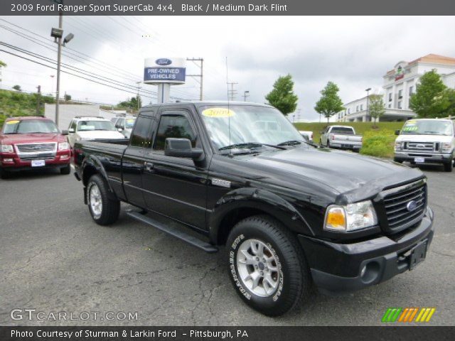 2009 Ford Ranger Sport SuperCab 4x4 in Black