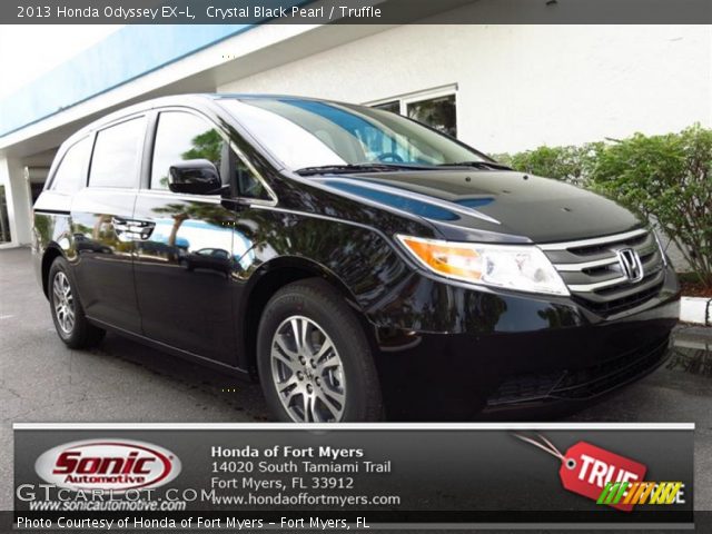 2013 Honda Odyssey EX-L in Crystal Black Pearl