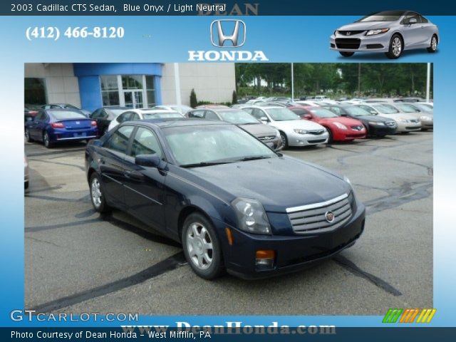 2003 Cadillac CTS Sedan in Blue Onyx