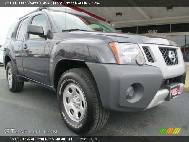 2010 Nissan Xterra X 4x4 in Night Armor Metallic