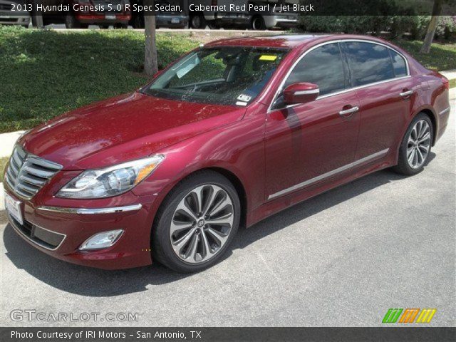 2013 Hyundai Genesis 5.0 R Spec Sedan in Cabernet Red Pearl