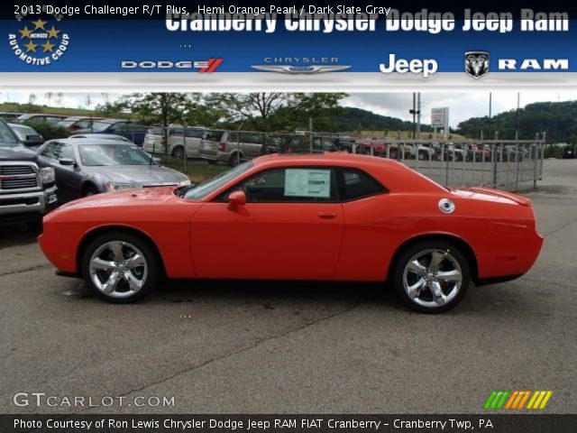 2013 Dodge Challenger R/T Plus in Hemi Orange Pearl