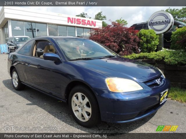 2003 Honda Civic EX Coupe in Eternal Blue Pearl