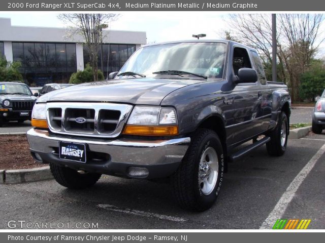 2000 Ford Ranger XLT SuperCab 4x4 in Medium Platinum Metallic