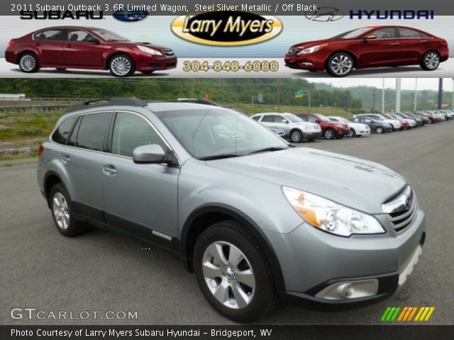 2011 Subaru Outback 3.6R Limited Wagon in Steel Silver Metallic