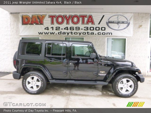 2011 Jeep Wrangler Unlimited Sahara 4x4 in Black