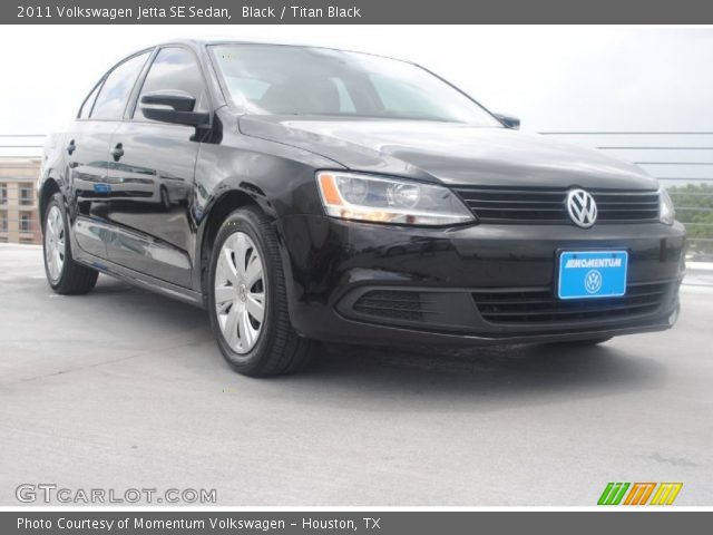 2011 Volkswagen Jetta SE Sedan in Black
