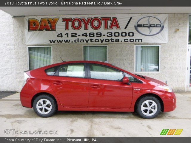 2013 Toyota Prius Two Hybrid in Barcelona Red Metallic