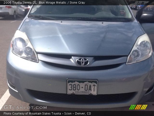 2006 Toyota Sienna CE in Blue Mirage Metallic