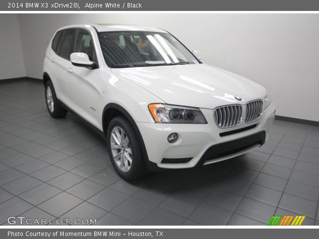 2014 BMW X3 xDrive28i in Alpine White