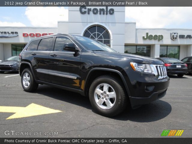 2012 Jeep Grand Cherokee Laredo X Package in Brilliant Black Crystal Pearl