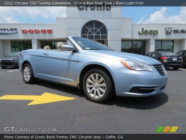 2012 Chrysler 200 Touring Convertible in Crystal Blue Pearl Coat