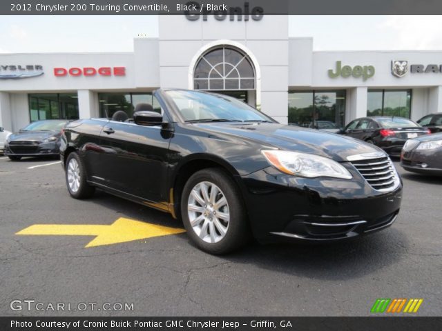 2012 Chrysler 200 Touring Convertible in Black