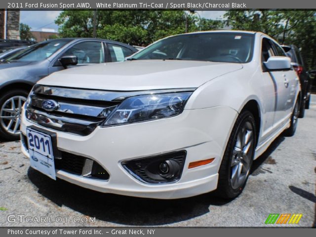 2011 Ford Fusion Sport AWD in White Platinum Tri-Coat