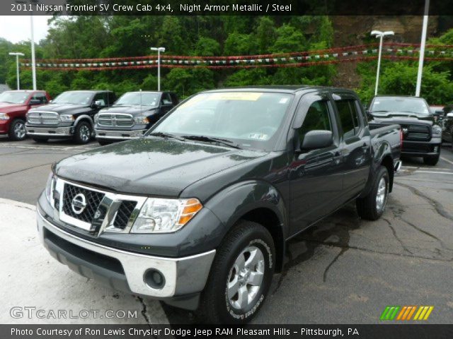 2011 Nissan Frontier SV Crew Cab 4x4 in Night Armor Metallic