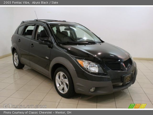 2003 Pontiac Vibe  in Abyss Black