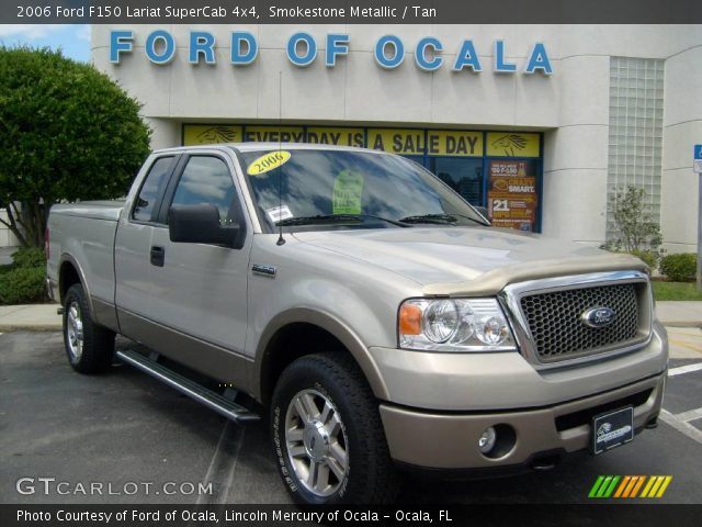 2006 Ford F150 Lariat SuperCab 4x4 in Smokestone Metallic