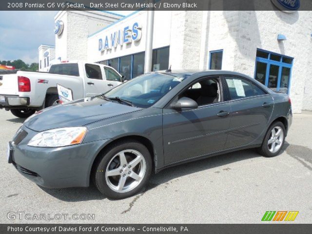 2008 Pontiac G6 V6 Sedan in Dark Steel Gray Metallic