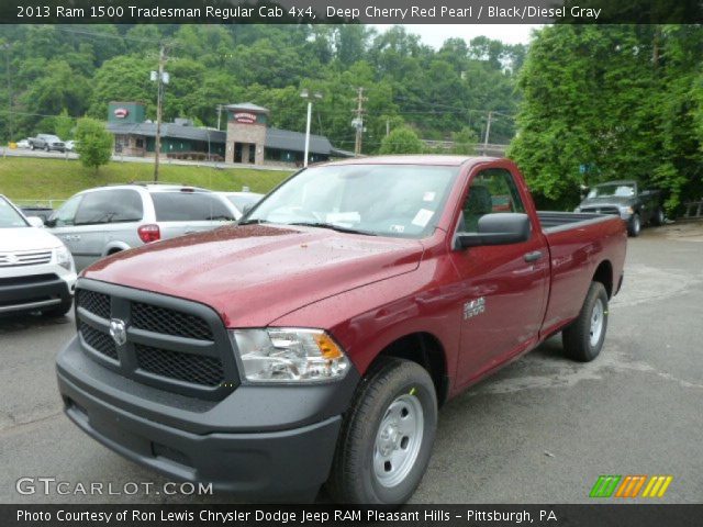 2013 Ram 1500 Tradesman Regular Cab 4x4 in Deep Cherry Red Pearl