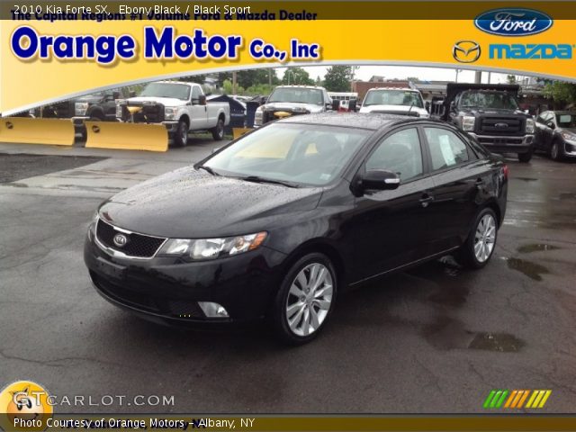 2010 Kia Forte SX in Ebony Black