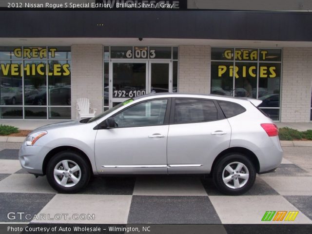 Brilliant Silver 2012 Nissan Rogue S Special Edition