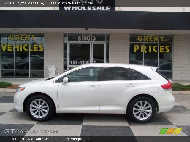 2010 Toyota Venza I4 in Blizzard White Pearl