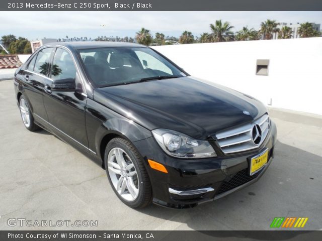 2013 Mercedes-Benz C 250 Sport in Black