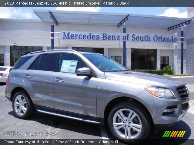 2013 Mercedes-Benz ML 350 4Matic in Palladium Silver Metallic