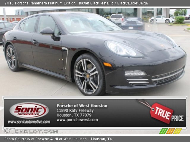 2013 Porsche Panamera Platinum Edition in Basalt Black Metallic