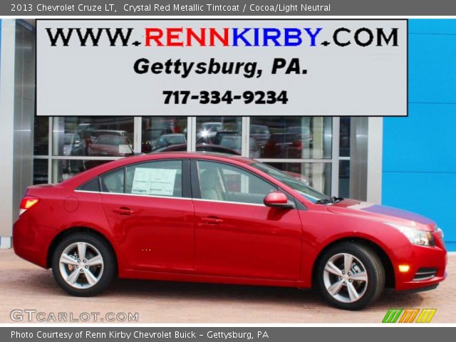 2013 Chevrolet Cruze LT in Crystal Red Metallic Tintcoat