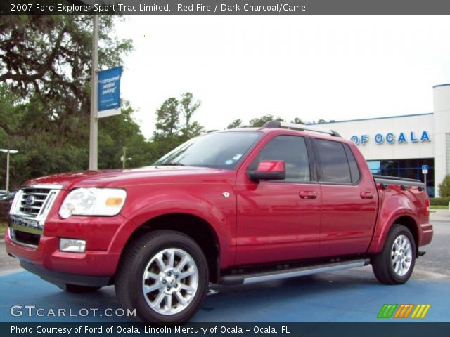 2007 Ford Explorer Sport Trac Limited in Red Fire
